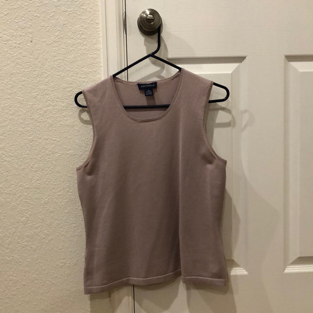 Ann Taylor cardigan with tank